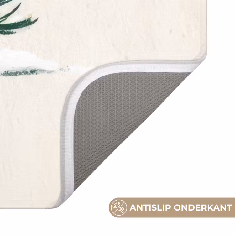 WC Mat - Kerstboom - Illustratie - Ster - Sneeuw — 4