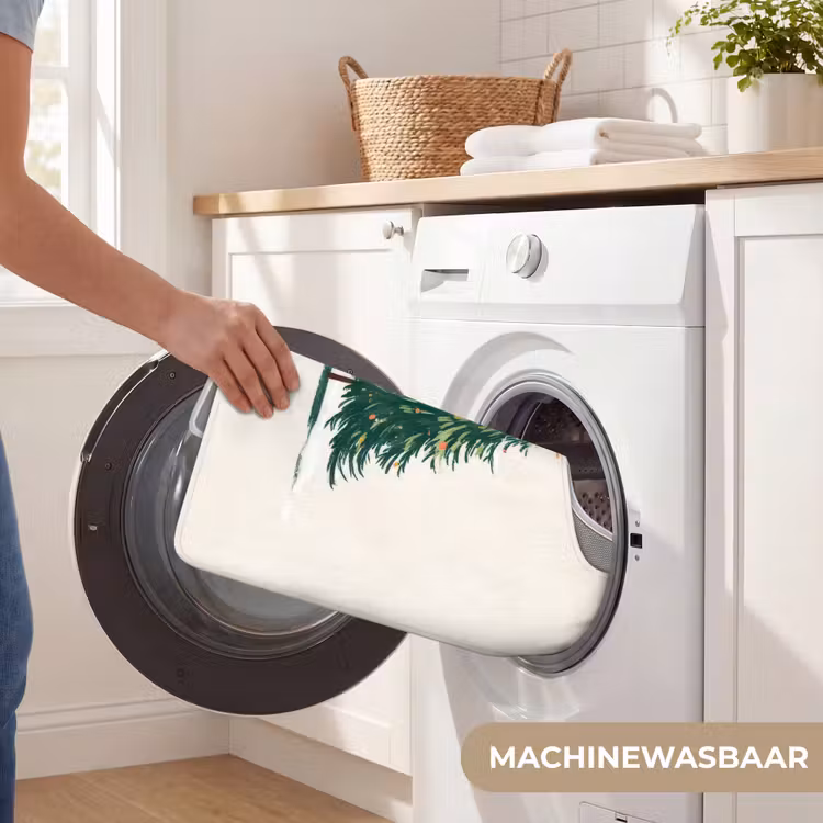 WC Mat - Kerstboom - Illustratie - Ster - Sneeuw — 6