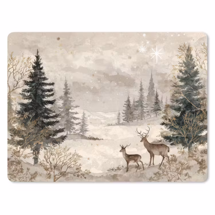 Muismat - Bos - Herten - Winter - Sneeuw — 1