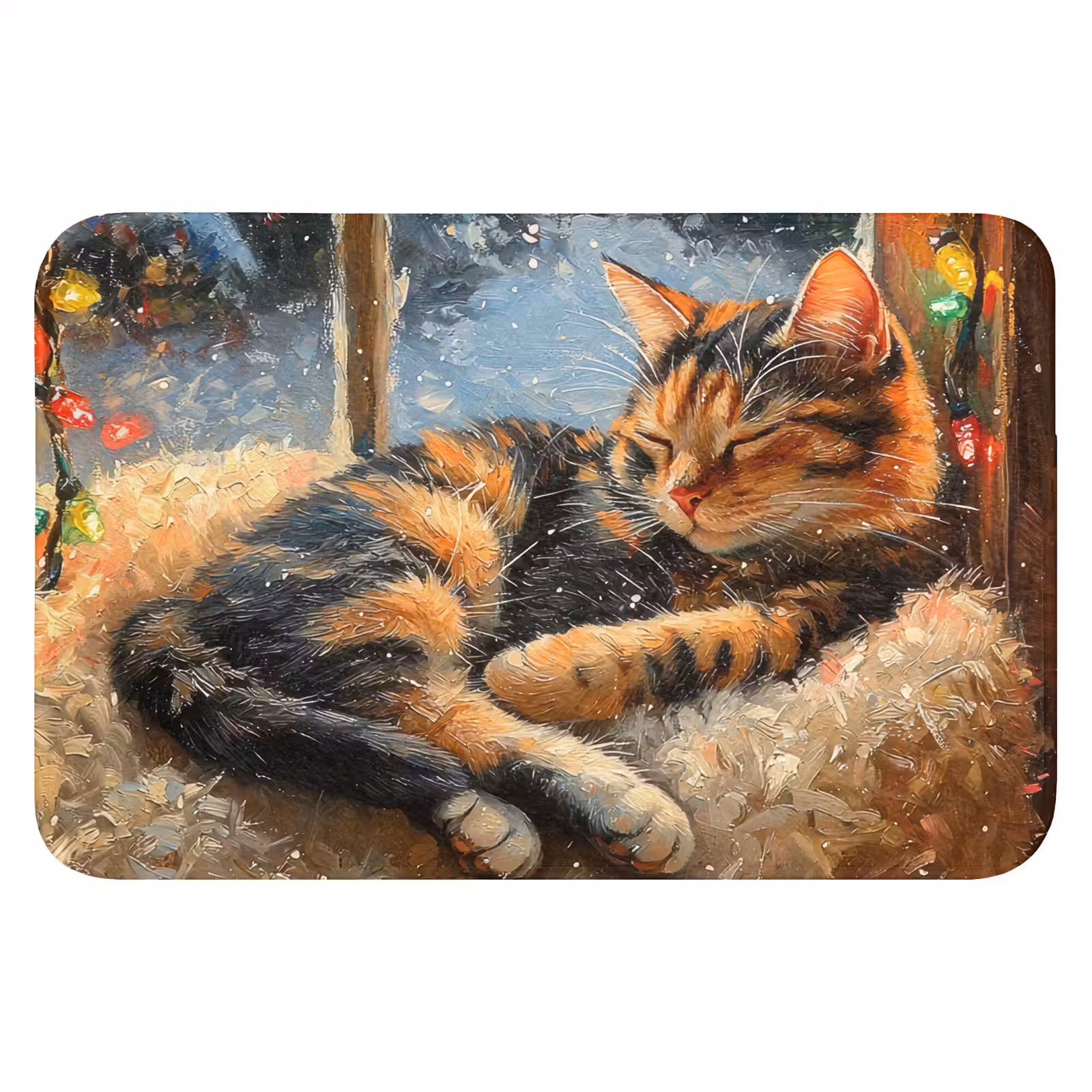 Badmat - Kat - Kerst - Winter - Dier — 1