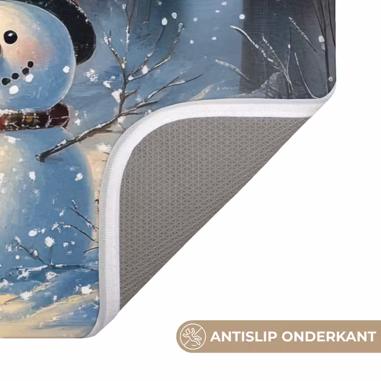 Badmat - Sneeuwpop - Sneeuw - Winter - Bos — 3