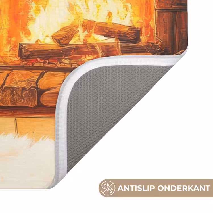Badmat - Winter - Kerst - Huis - Openhaard — 3