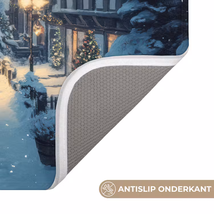 Badmat - Kerstdorp - Kerst - Sneeuw - Winter — 3