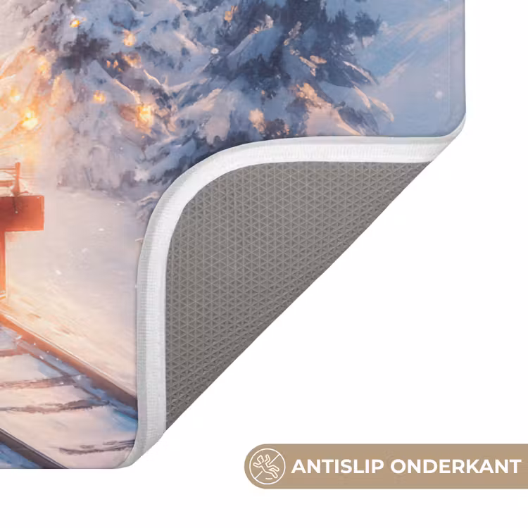 Badmat - Kersttrein - Sneeuw - Winter - Kerst — 3