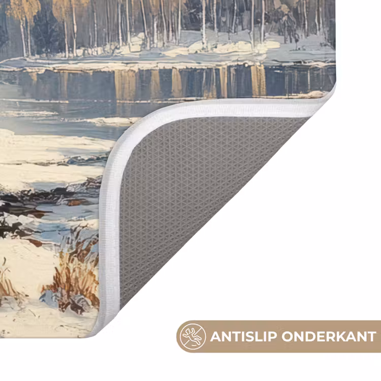Badmat - Winter - Sneeuw - Huis - Natuur — 3
