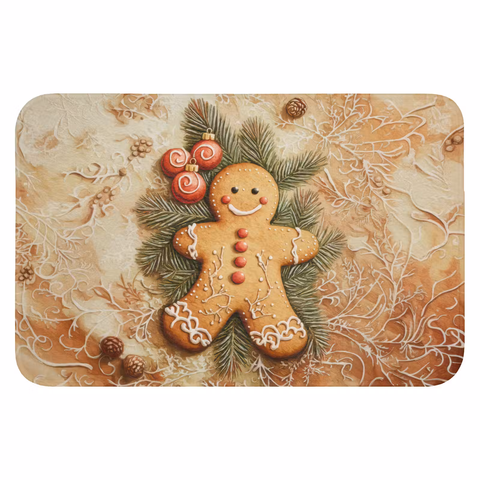 Badmat - Kerstmis - Koekje - Poppetje - Speculaas — 1