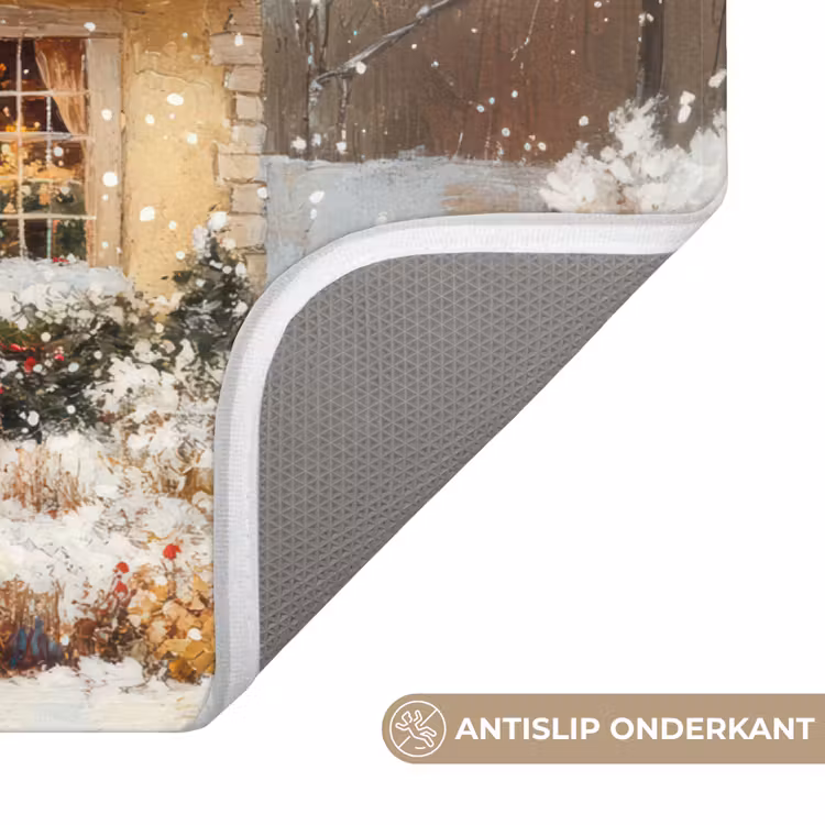 Badmat - Kerst - Huis - Winter - Sneeuw — 3