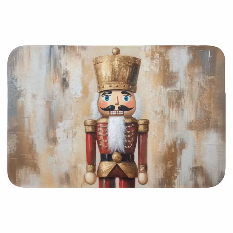 Badmat - Kerst - Poppetje - Abstract — 1