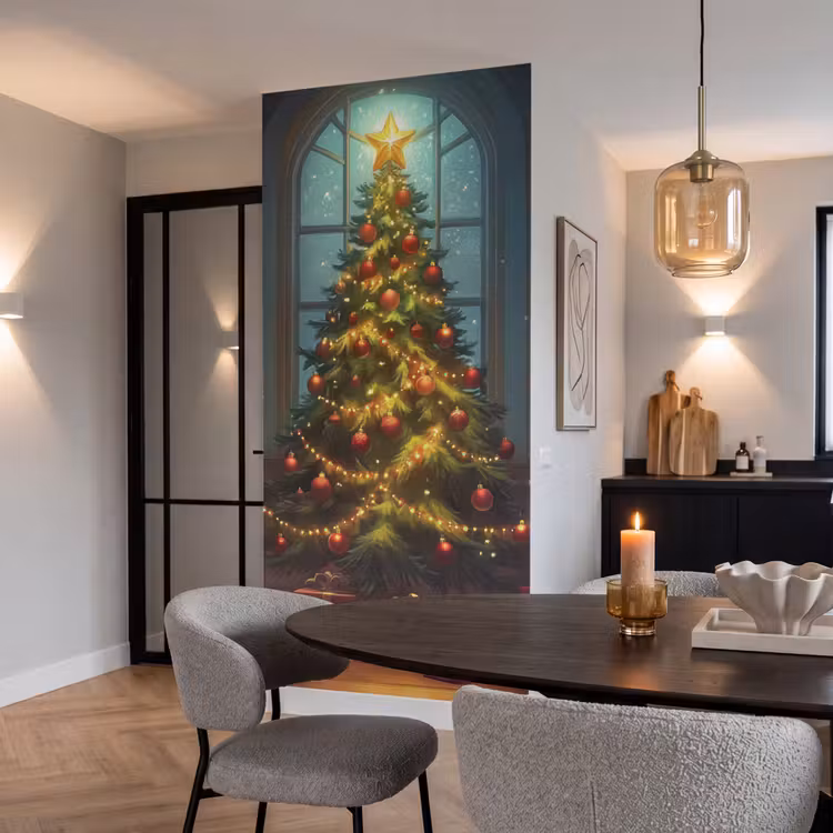 Behang - Kerstboom - Cadeau - Kerst - Winter — 5