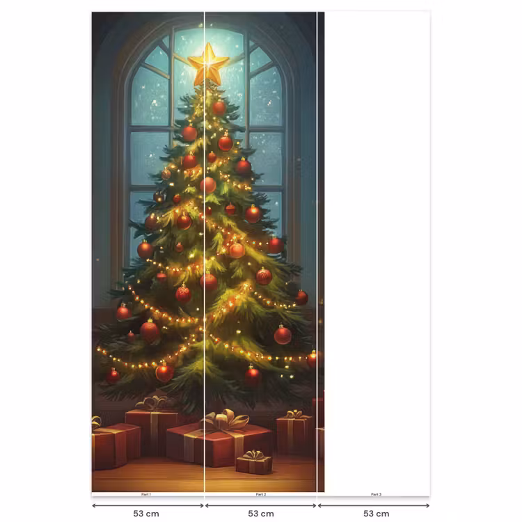 Behang - Kerstboom - Cadeau - Kerst - Winter — 6
