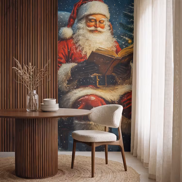 Behang - Kerstman - Kerst - Winter - Kerstboom — 4