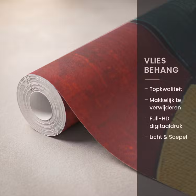 Behang - Abstract - Kerst - Goud - Rood - Groen — 3