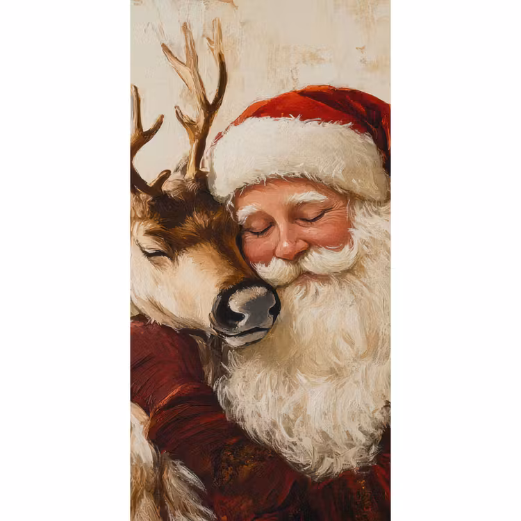 Behang - Kerstman - Rendier - Kerst - Christmas — 2