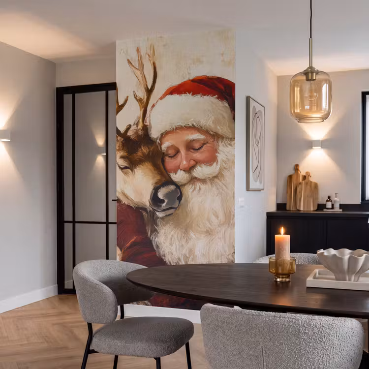 Behang - Kerstman - Rendier - Kerst - Christmas — 5