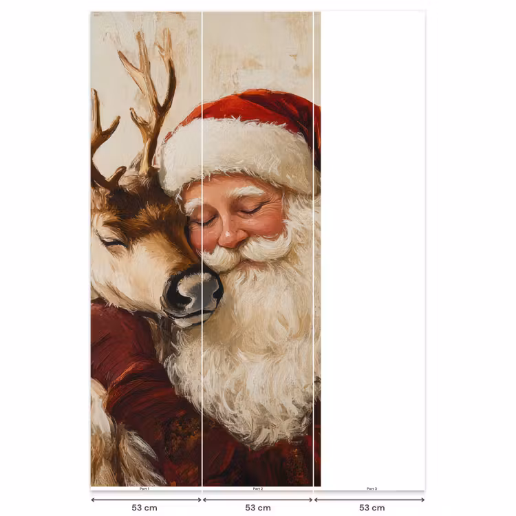 Behang - Kerstman - Rendier - Kerst - Christmas — 6