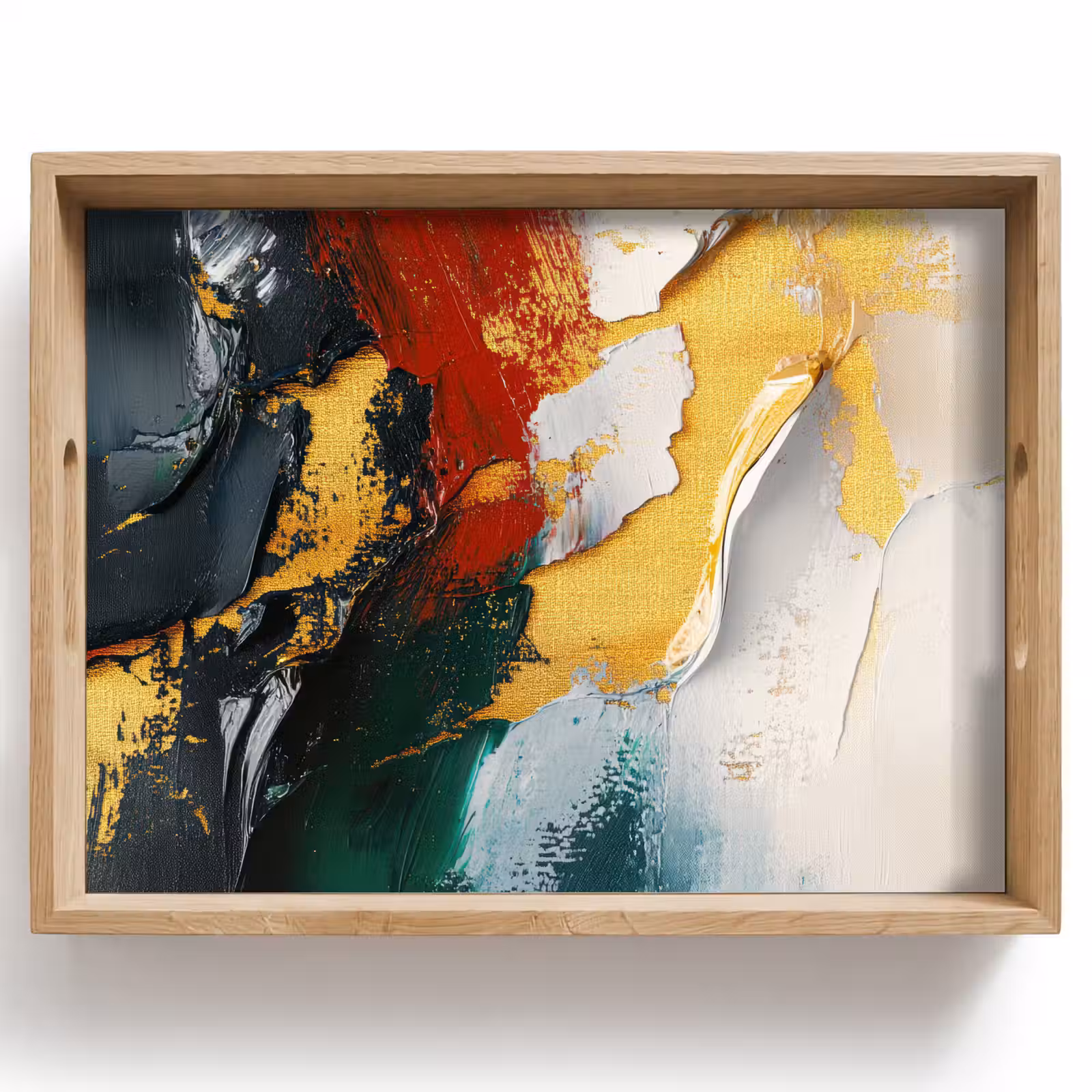 Dienblad - Modern - Kerst - Abstract - Goud — 1