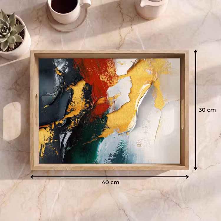 Dienblad - Modern - Kerst - Abstract - Goud — 9