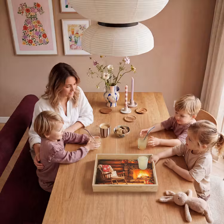 Dienblad - Winter - Kerst - Huis - Openhaard — 7