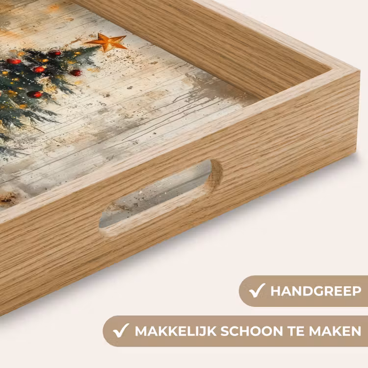 Dienblad - Kerstboom - Vintage - Kerst - Cadeau — 5