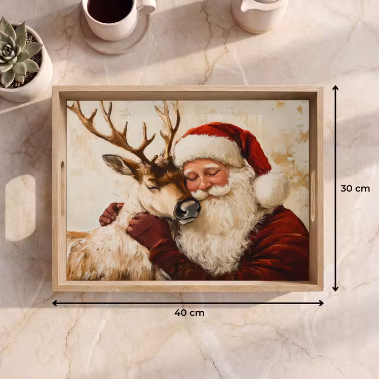 Dienblad - Kerstman - Rendier - Kerst - Christmas — 9
