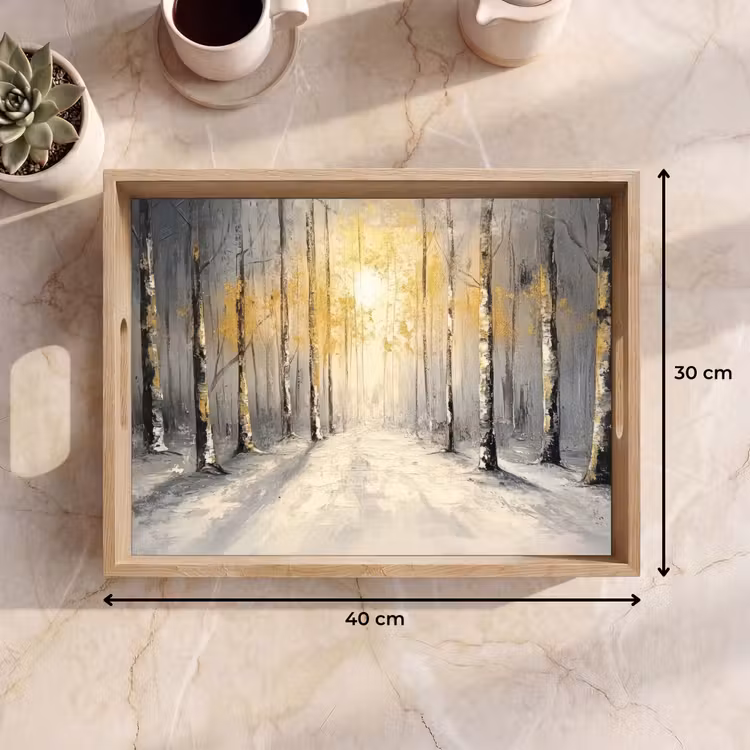 Dienblad - Winter - Abstract - Sneeuw - Natuur - Zon — 9