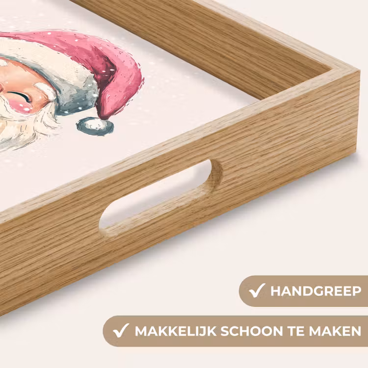 Dienblad - Kerstman - Kerst - Quote - Beige — 5