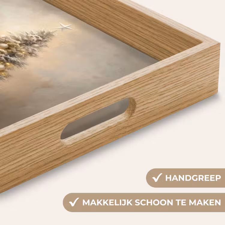 Dienblad - Kerst - kerstboom - Sneeuw - Art — 5