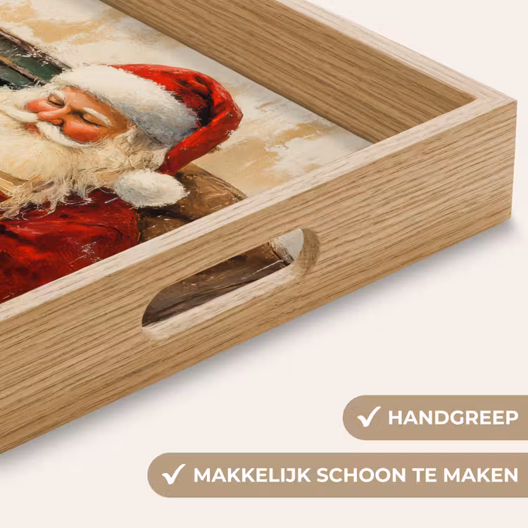 Dienblad - Kerst - Kerstman - Winter - Open Haard — 5