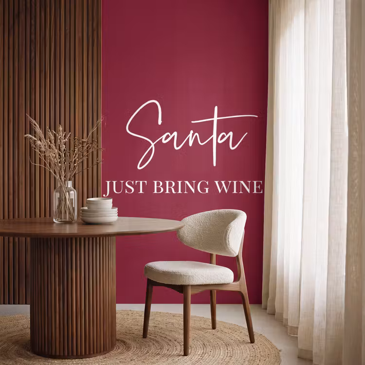 Behang - Santa - Wine - Rood - Kerst - Kerstman — 4