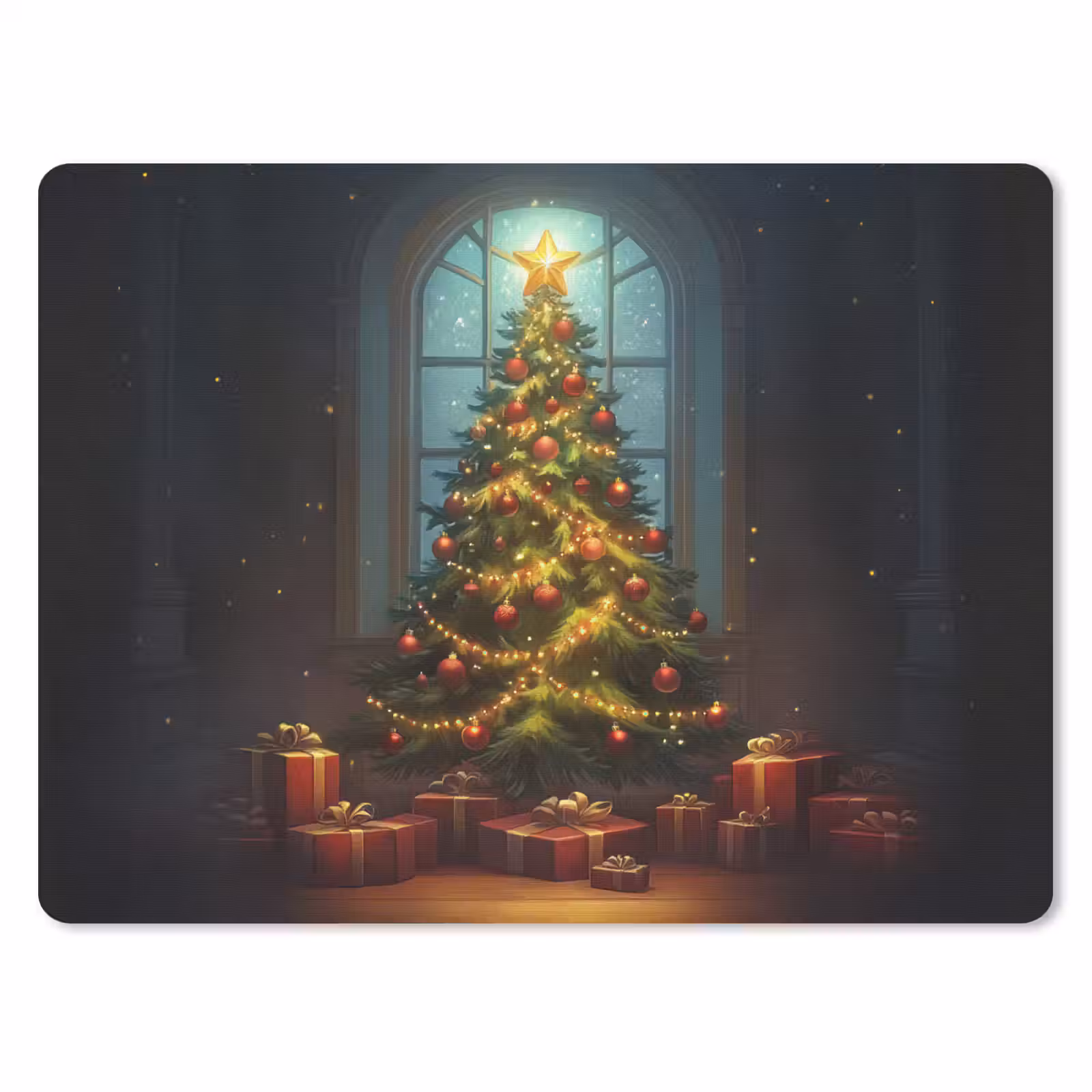 Muismat - Kerstboom - Cadeau - Kerst - Winter — 1