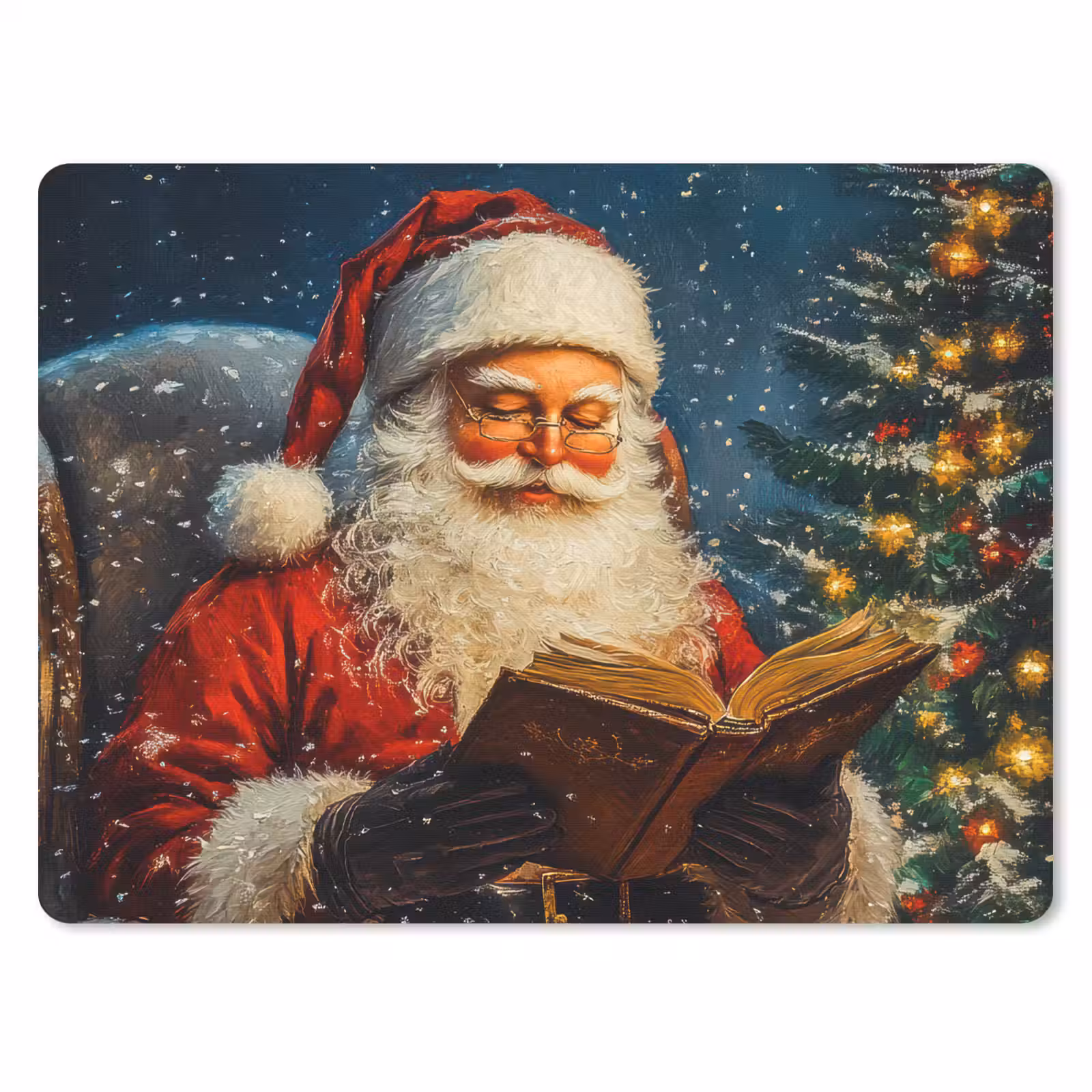 Muismat - Kerstman - Kerst - Winter - Kerstboom — 1