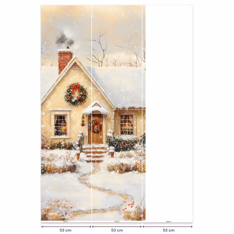 Behang - Kerst - Huis - Winter - Sneeuw — 6