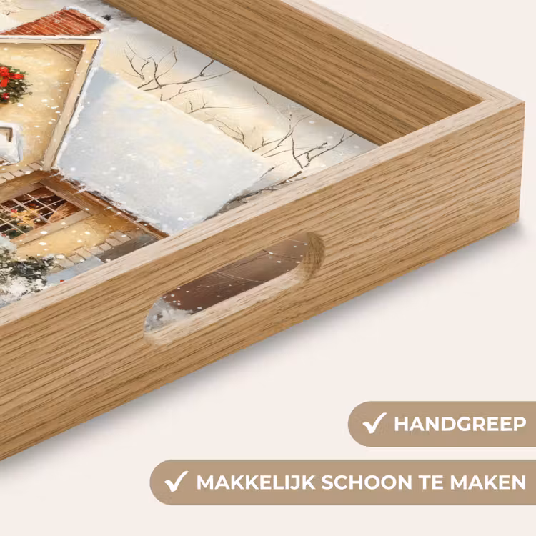 Dienblad - Kerst - Huis - Winter - Sneeuw — 5