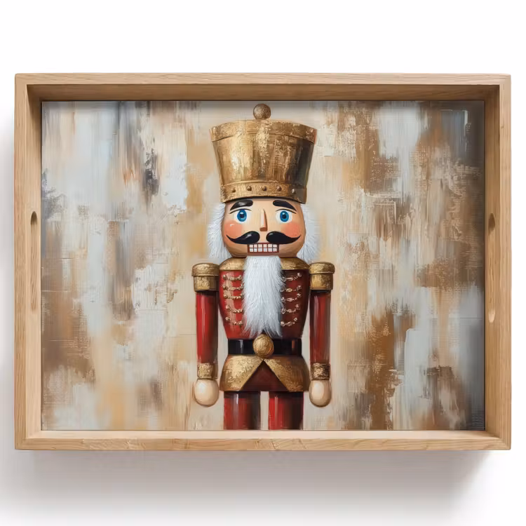 Dienblad - Kerst - Poppetje - Abstract — 1