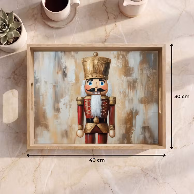 Dienblad - Kerst - Poppetje - Abstract — 9