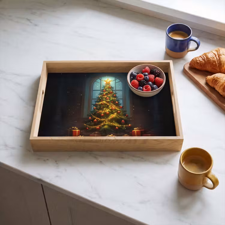 Dienblad - Kerstboom - Cadeau - Kerst - Winter — 4