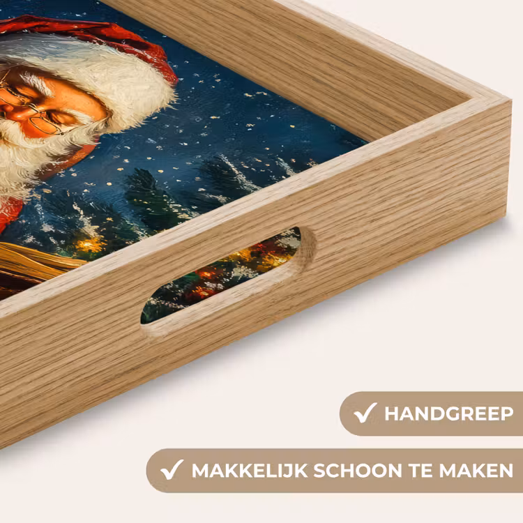 Dienblad - Kerstman - Kerst - Winter - Kerstboom — 5