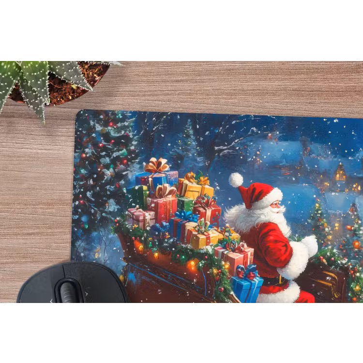 Muismat - Kerstman - Rendier - Kerst - Sneeuw — 4