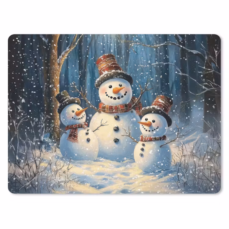 Muismat - Sneeuwpop - Sneeuw - Winter - Bos — 1