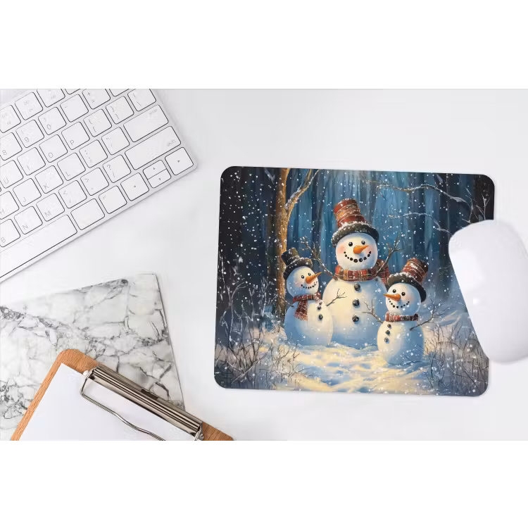 Muismat - Sneeuwpop - Sneeuw - Winter - Bos — 2