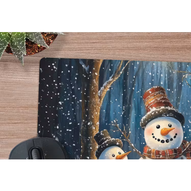 Muismat - Sneeuwpop - Sneeuw - Winter - Bos — 4
