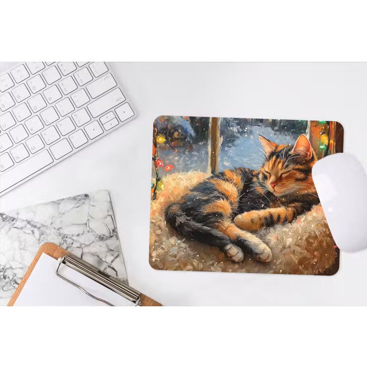 Muismat - Kat - Kerst - Winter - Dier — 2