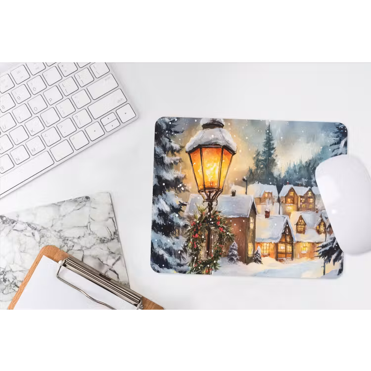 Muismat - Kerstdorp - Huizen - Sneeuw - Kerst — 2
