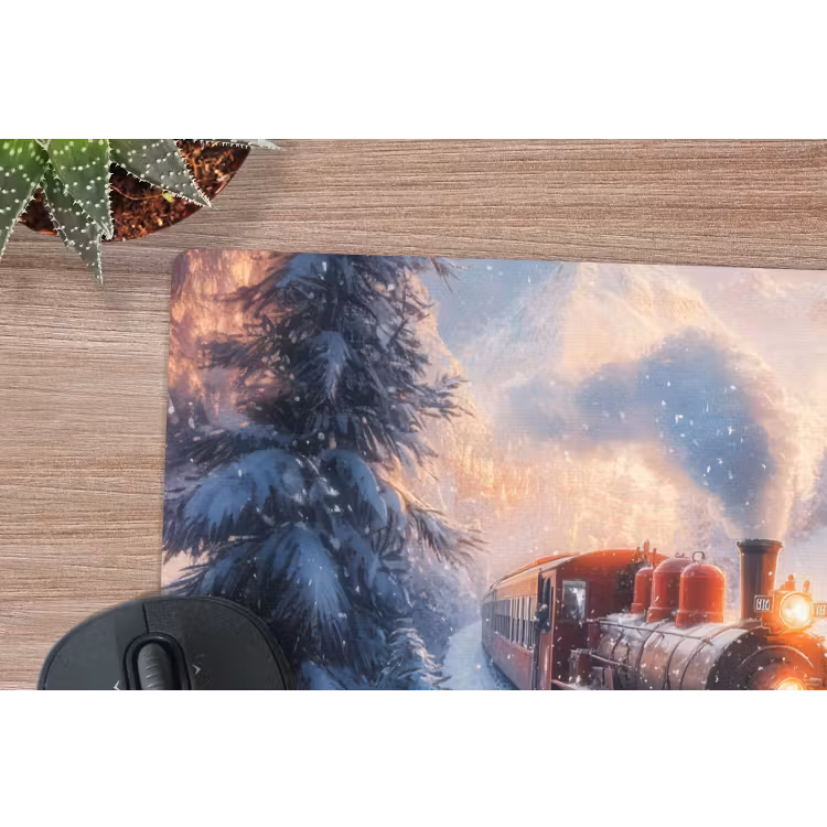 Muismat - Kersttrein - Sneeuw - Winter - Kerst — 4