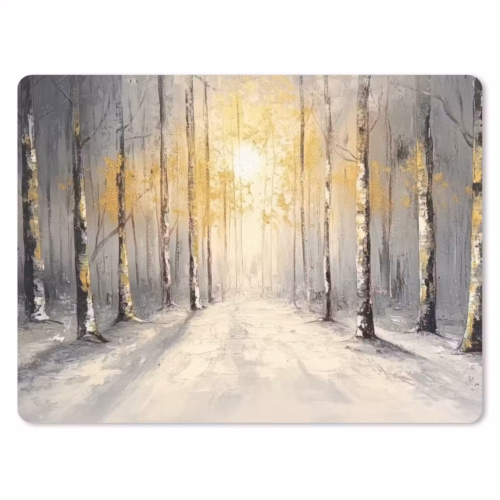 Muismat - Winter - Abstract - Sneeuw - Natuur - Zon — 1