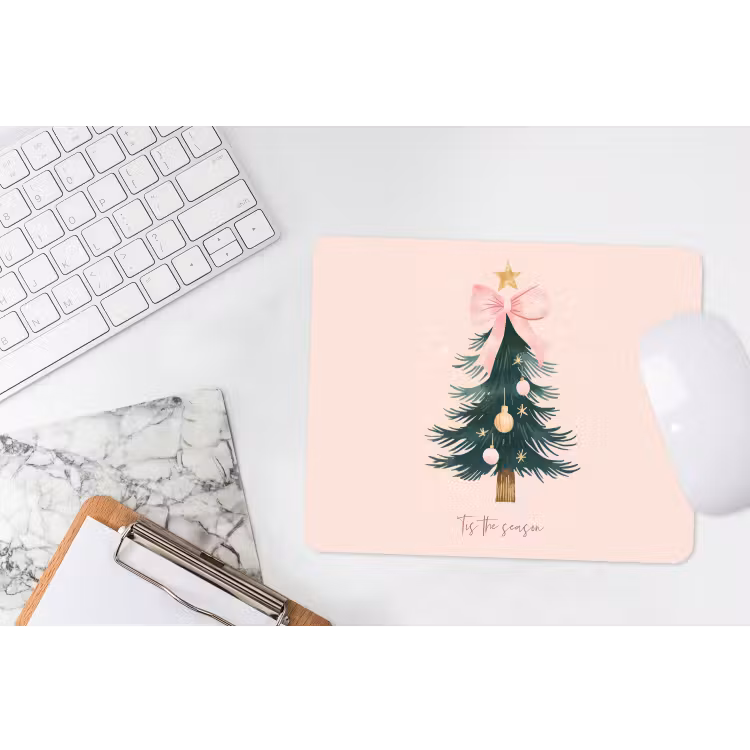 Muismat - Christmas Season - Kerst - Kerstboom - Roze — 2