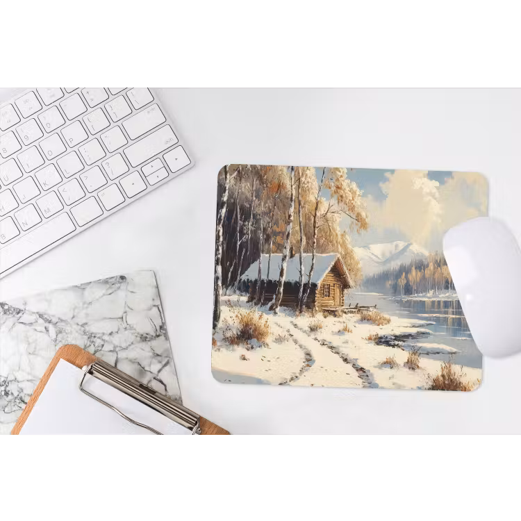 Muismat - Winter - Sneeuw - Huis - Natuur — 2