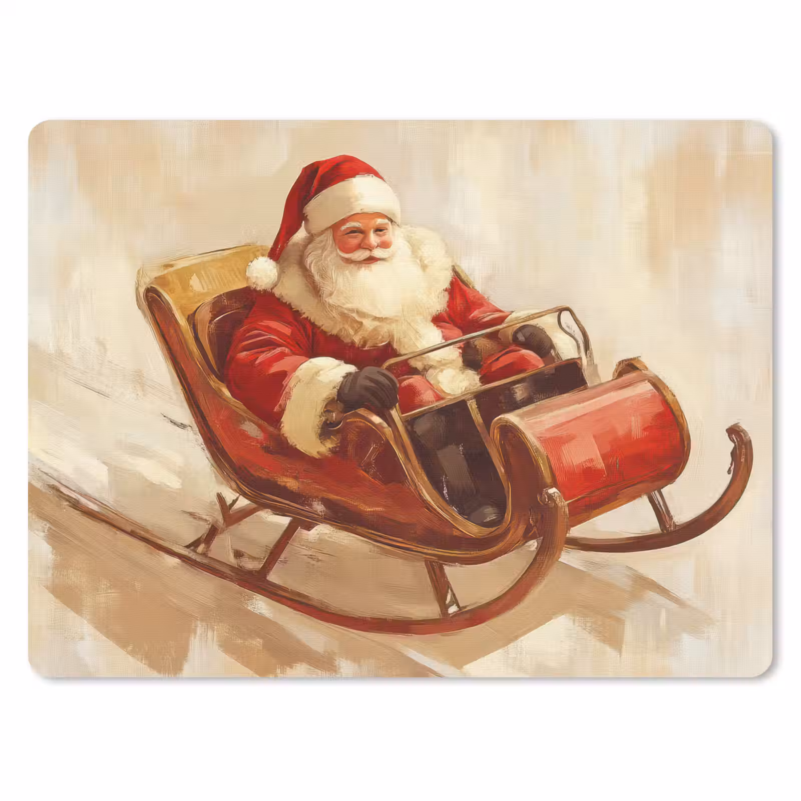 Muismat - Kerst - Slee - Kerstman — 1