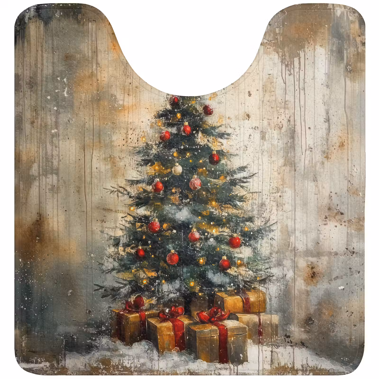 WC Mat - Kerstboom - Vintage - Kerst - Cadeau — 1