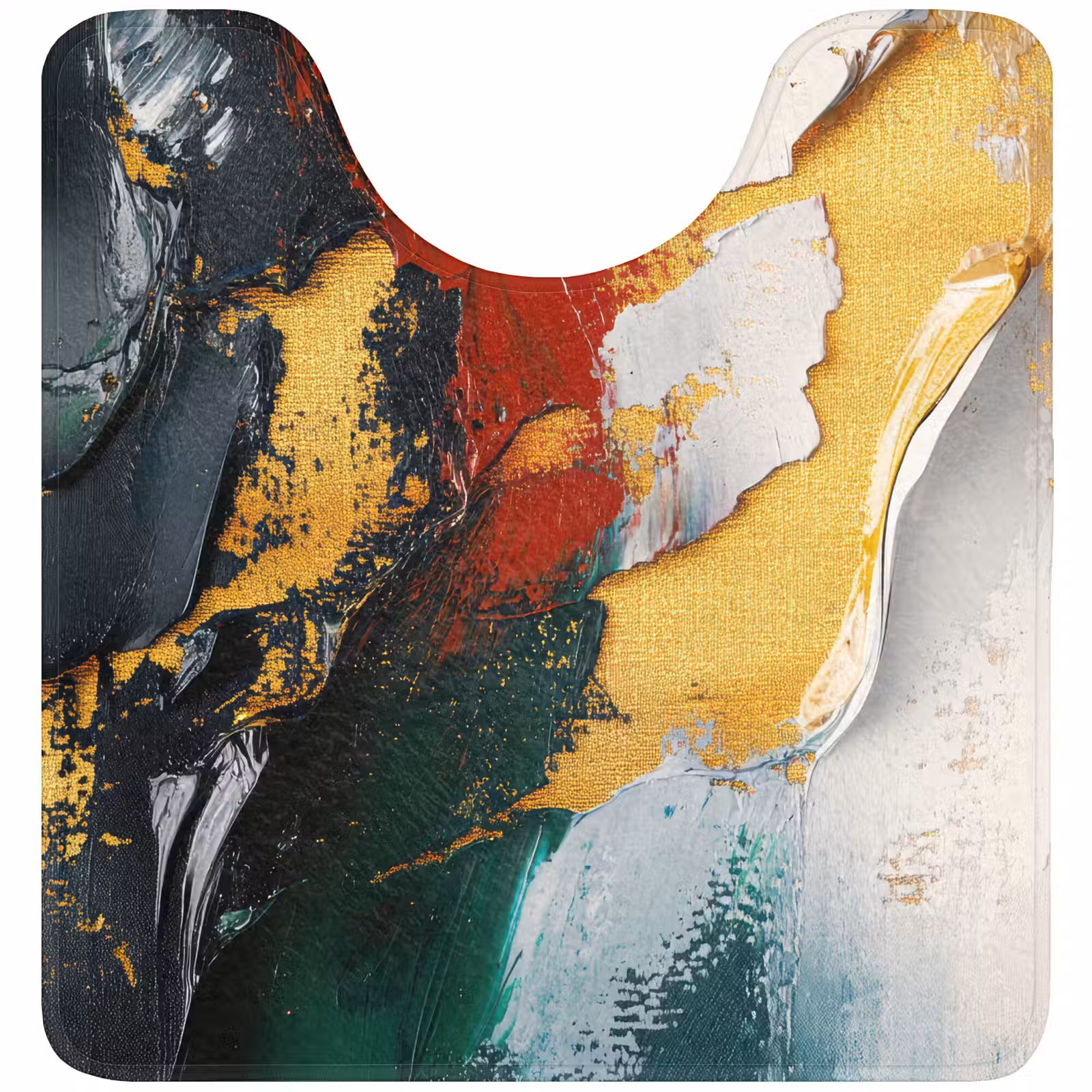 WC Mat - Modern - Kerst - Abstract - Goud — 1